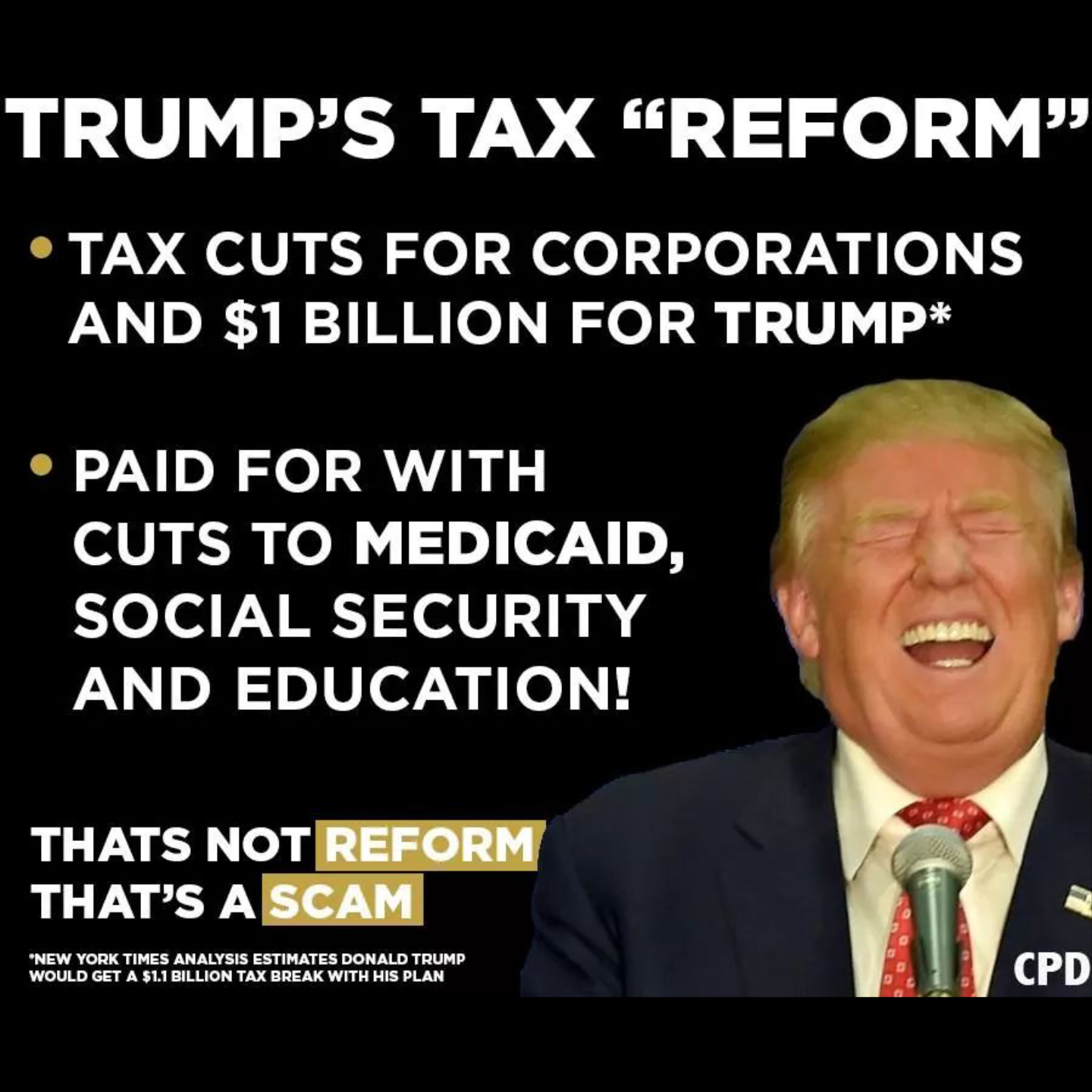 commit to fully repealing the immoral unjust and job killing trump tax scam in the next congress with no exceptions and replace it with a plan commit to fully repealing the immoral unjust and job killing trump tax scam in the next congress with no exceptions and replace it with a plan
