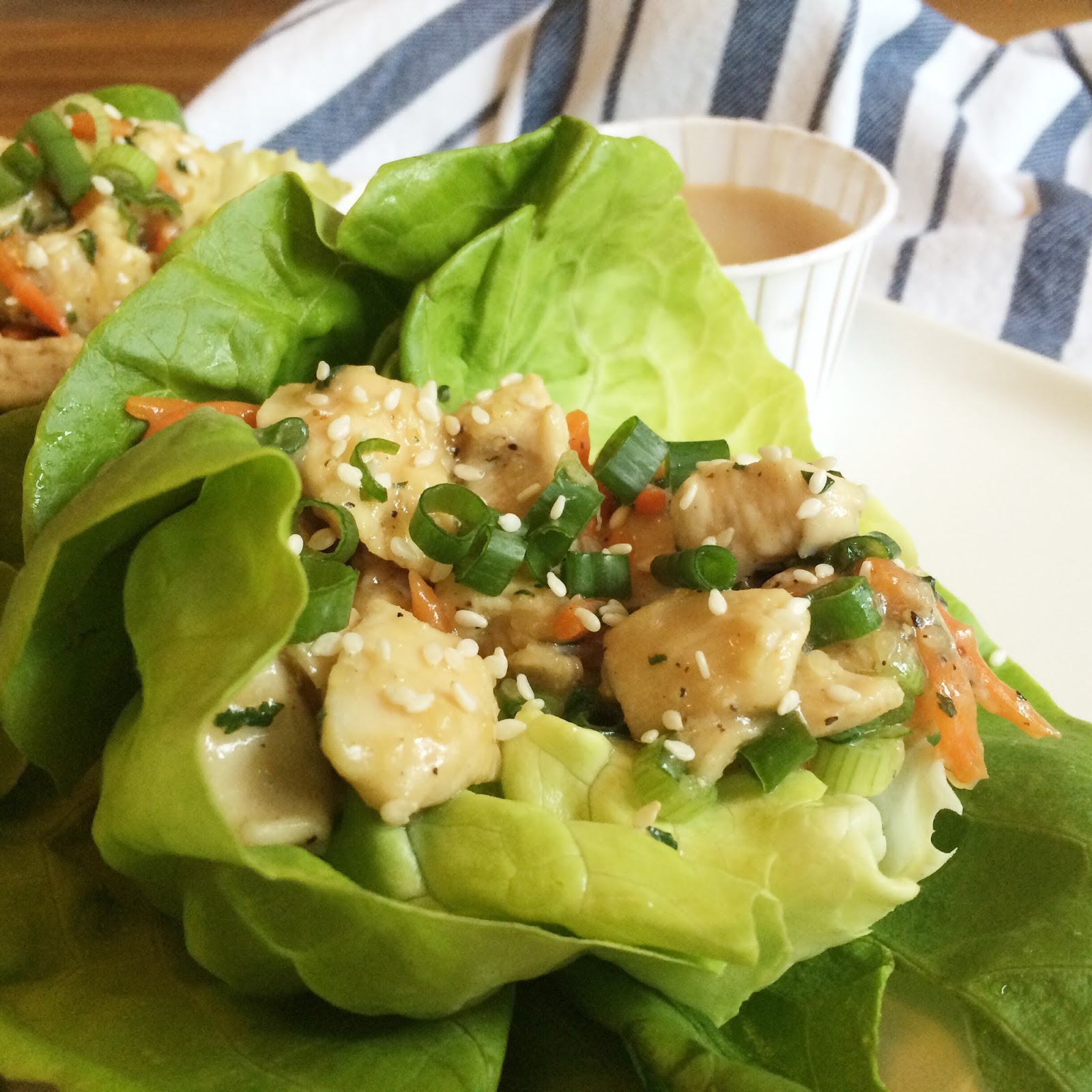 Just A Darling Life Asian Chicken Lettuce Cups