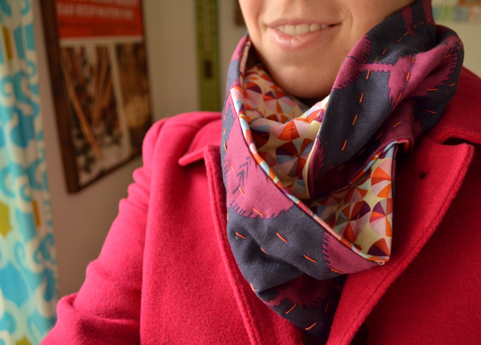 Sew Homegrown {DIY}The Fat Quarter Infinity Scarf