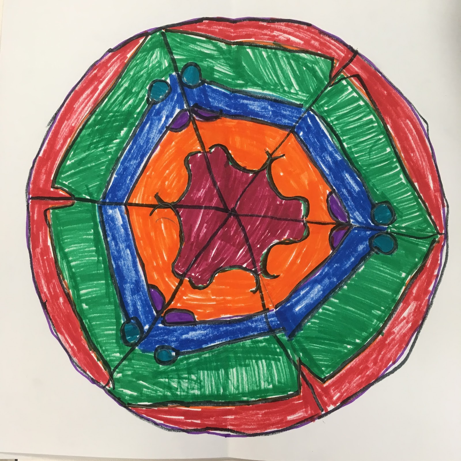 Primarily Art with Mrs. Depp Radial Symmetry