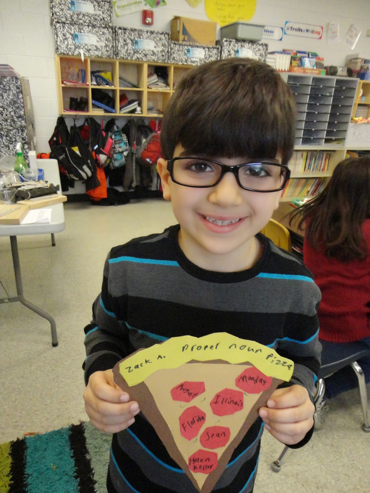 Mrs. Callaghan's Classroom Proper Noun Pizza Activity