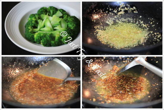 Resep Brokoli Siram Jamur Bawang Putih