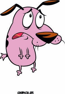warburtonlabs: COURAGE THE COWARDLY DOG STYLE