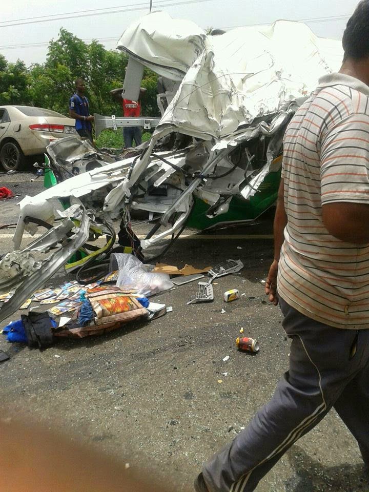 Victims Tema Dawhenya road car accident 18 dead