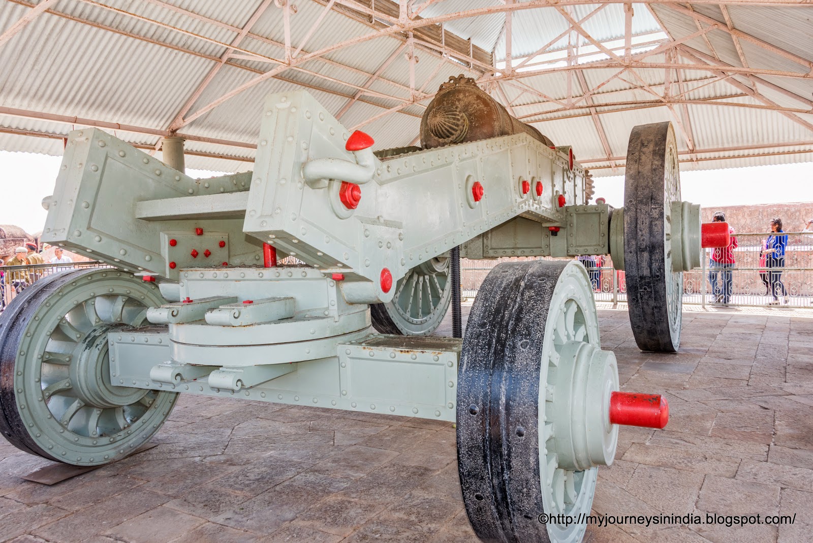 Giant Cannon Jaivana at Jaigarh Fort Jaipur