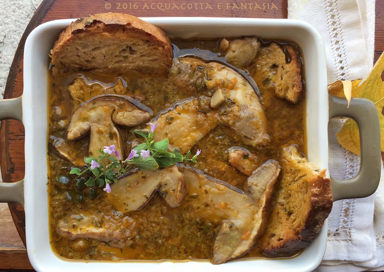Zuppa di funghi porcini