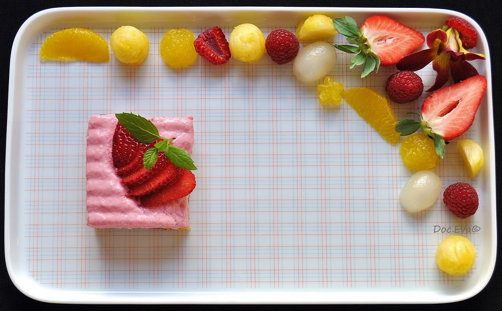 Erdbeerquarkschnitte, Zitruskuchen Zitruskuchen, Erdbeerquarkschnitte