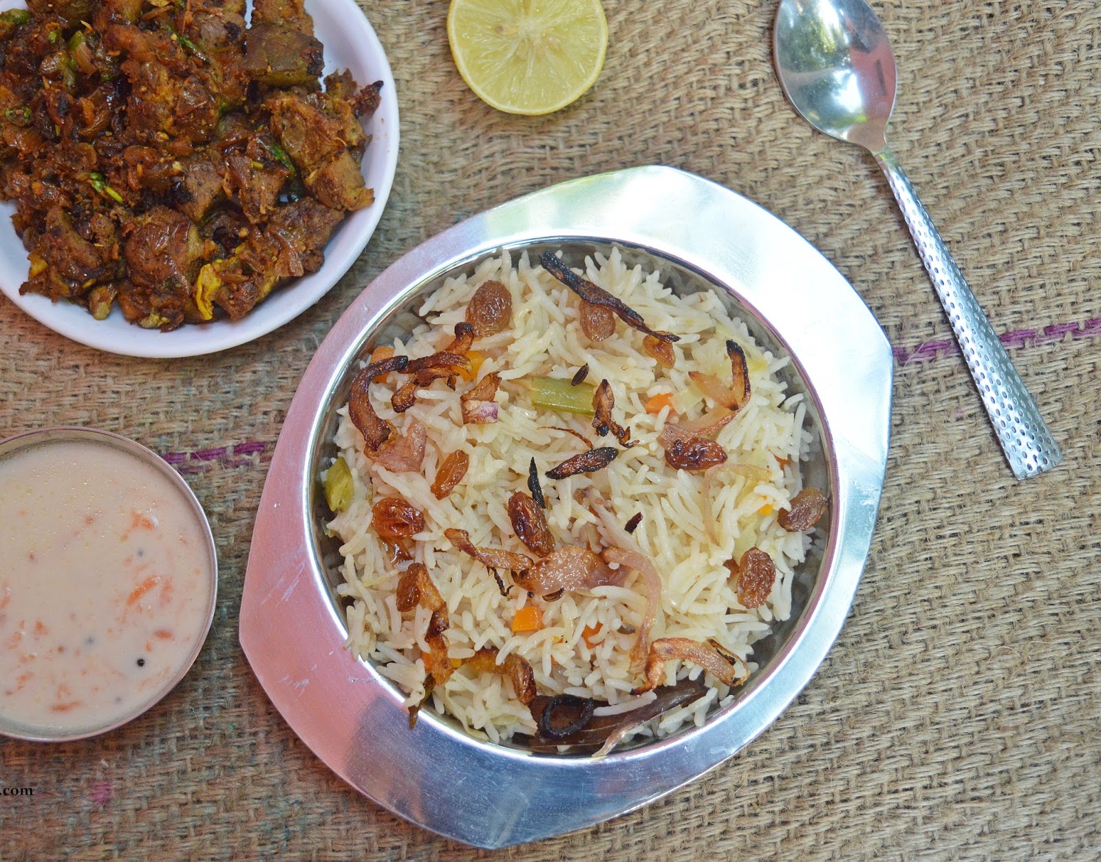 Malabar Ghee Rice Recipe Nei Choru Cook with Sharmila