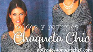 Chaqueta Chic a crochet / Moldes y patrones
