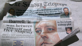 Front page of The Telegraph on 3 November 2002