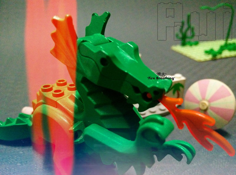 Lego Dinosaur - Fire breathing