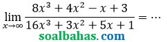 soal limit x unlimited