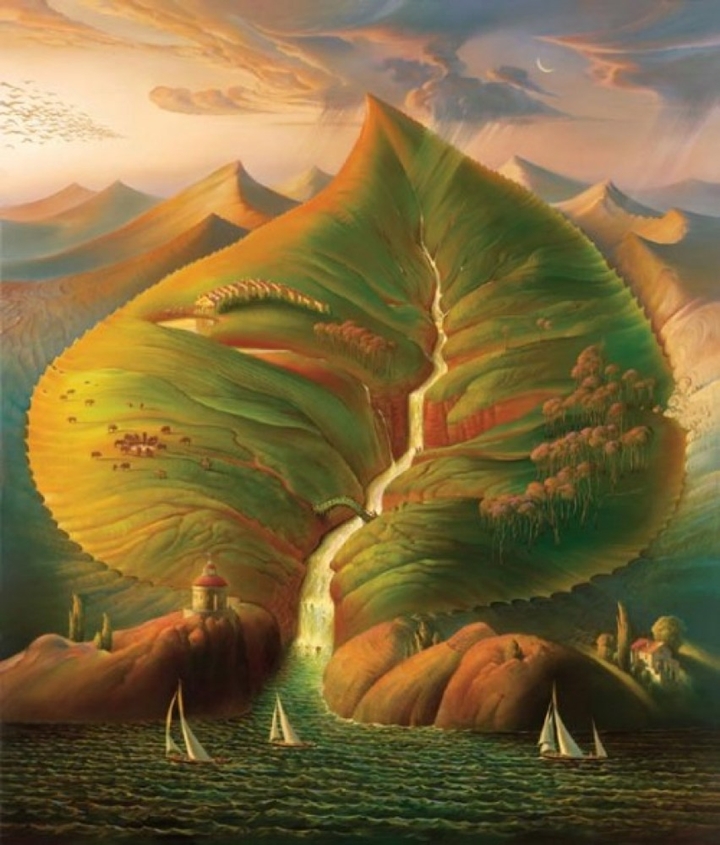Vladimir Kush 1965 | Russian painter | The Surreal Landscapes