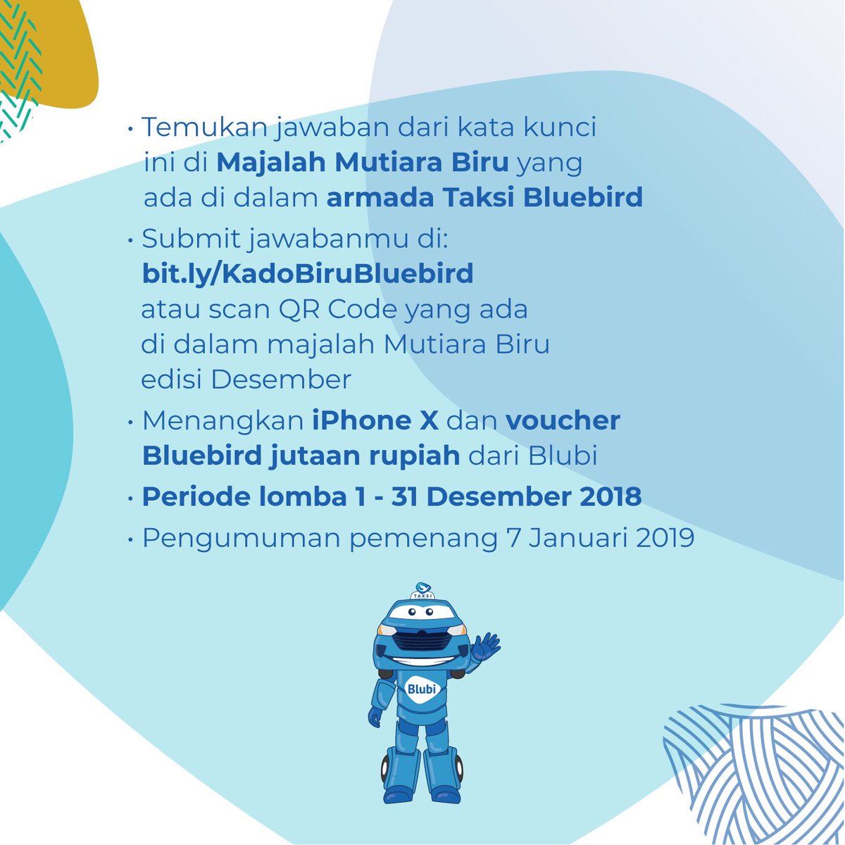 #BlueBird - Promo Kado Biru Tahun Baru Dapatkan IPHONEX #BlueBird - Promo Kado Biru Tahun Baru Dapatkan IPHONEX
