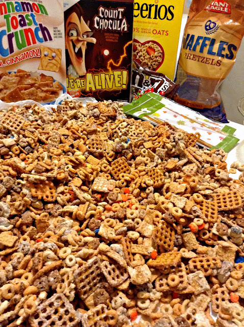 Monster Munch Cereal Party Mix Recipe Drying