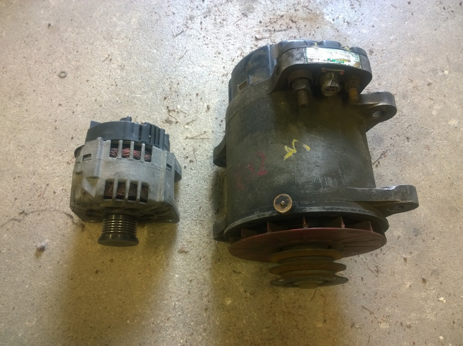 eZephyr Alternator to motor conversion for AC203RA