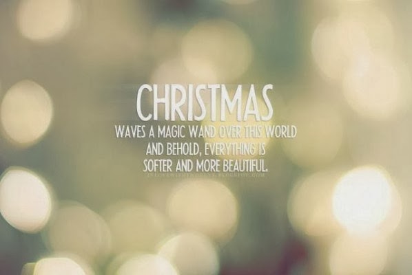 Christmas waves a magic wand over this world.