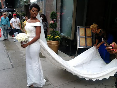 osas ighodaro gbenro ajibade white wedding pictures