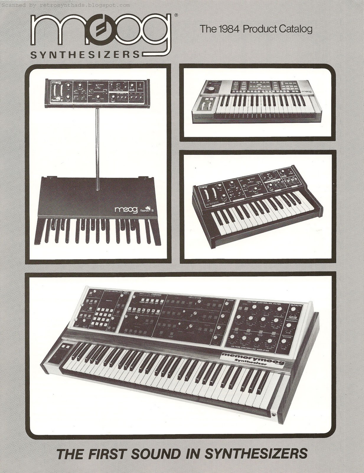Retro Synth Ads: Moog 1984 Product Catalog