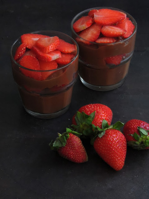 Strawberry & Chocolate Custard