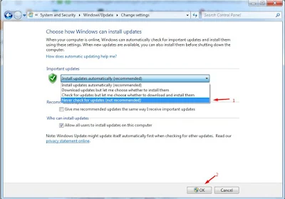 Cara Mematikan Notifikasi Windows Update pada Windows 7
