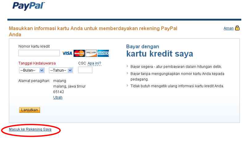 Cara Membuat PayPal Daftar Paypal Indonesia Gratis Gan 