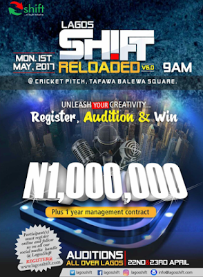 hh www.lagosshift.com Set to honor winner with N1million and 1 year management contract