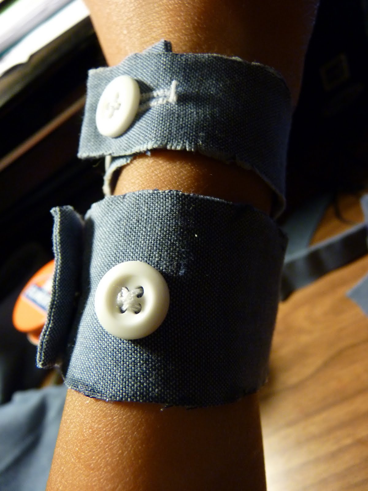 amelia.mary I made a Shirt Cuff Bracelet