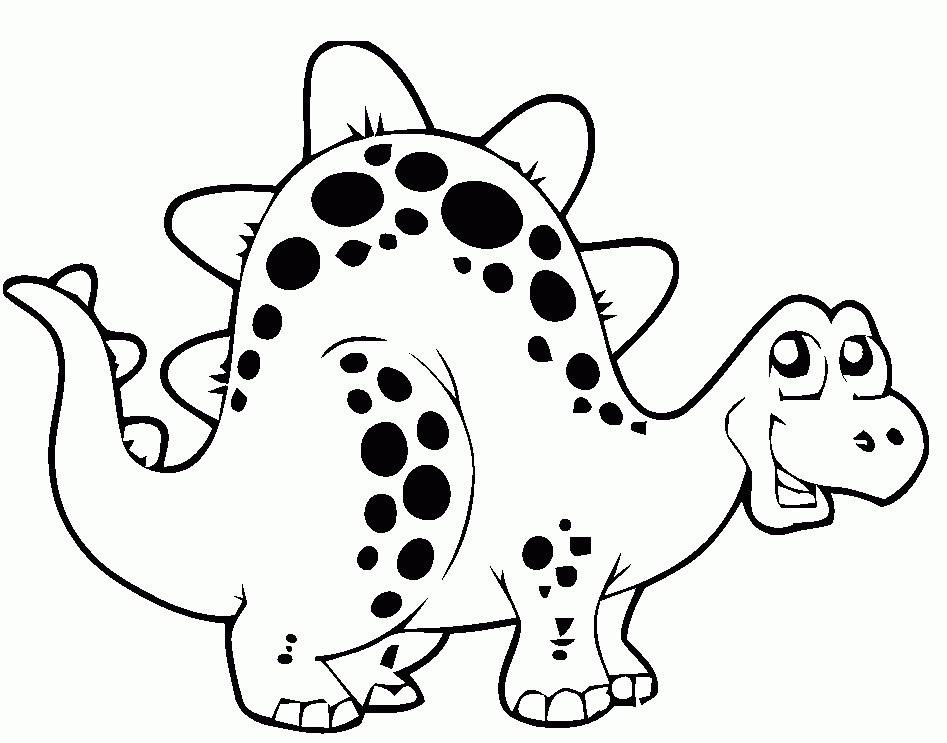Desenhos de dinossauros para colorir para crianças para imprimir