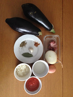 Ingredientes berenjenas rellenas de arroz y carne Ingredientes berenjenas rellenas de arroz y carne