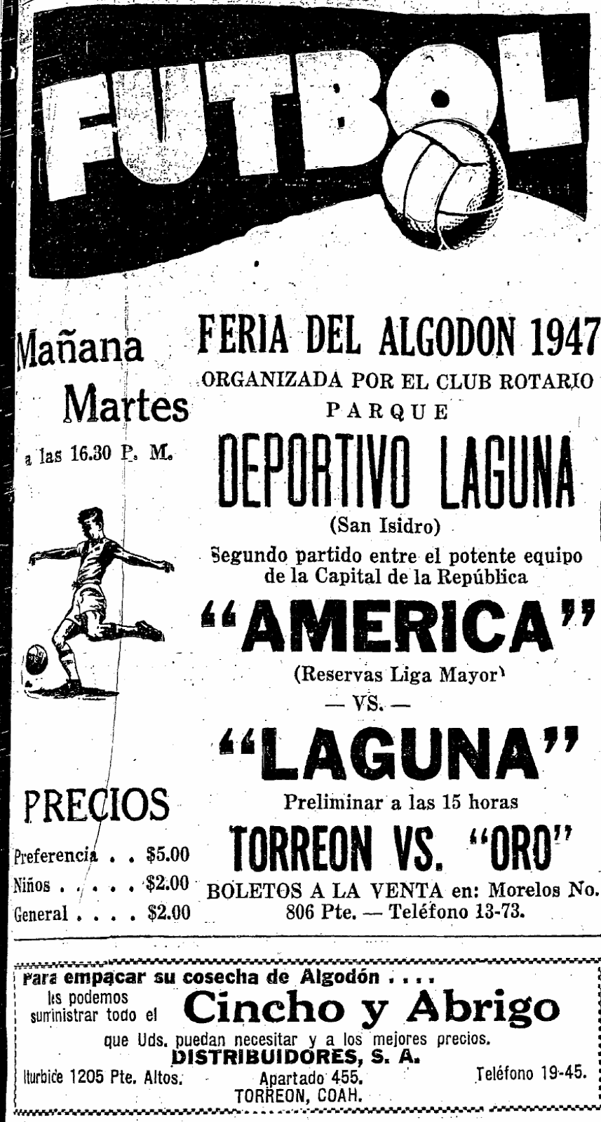 Batallas en el Desierto: historia del Fútbol en Torreón 1916-2018