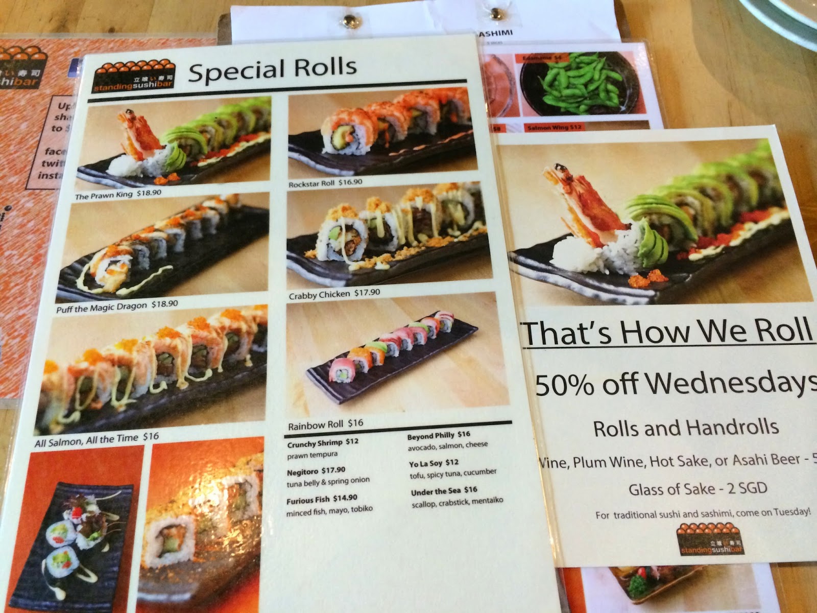 Uniquelious Standing Sushi Bar 8 Queen Street