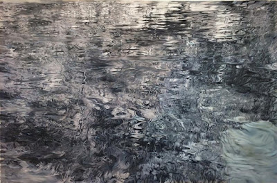 Skaneateles Grey Abstraction, 2015-2016, oil on linen