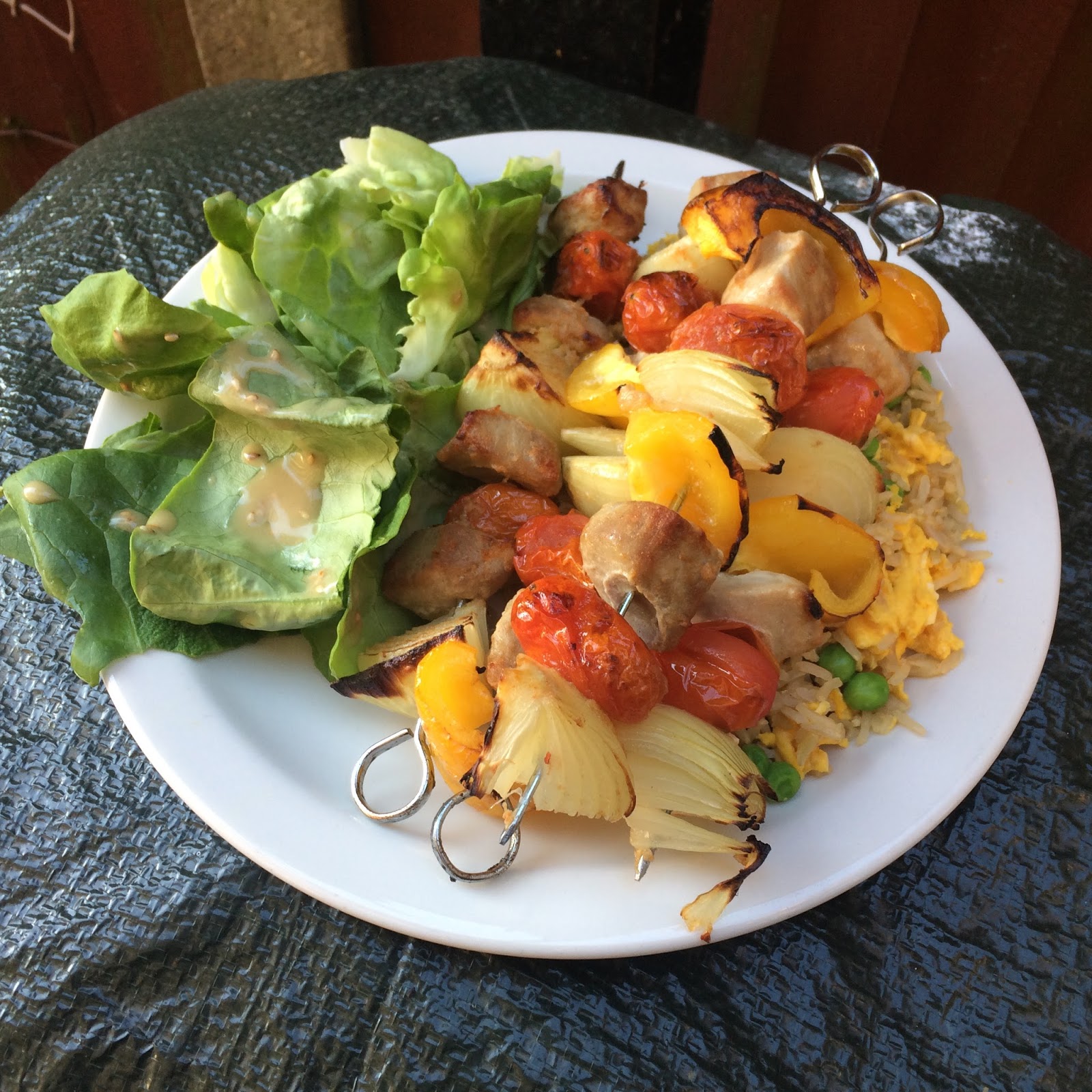 Lemon and Cheese Tuna Kebabs