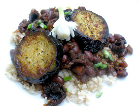 southern_style beans with eggplant