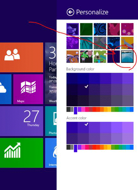 Cara Ubah Latar Belakang Layar di Windows 8.1  by mzteguh