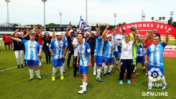 El Málaga Genuine se proclama campeón de LaLiga Genuine