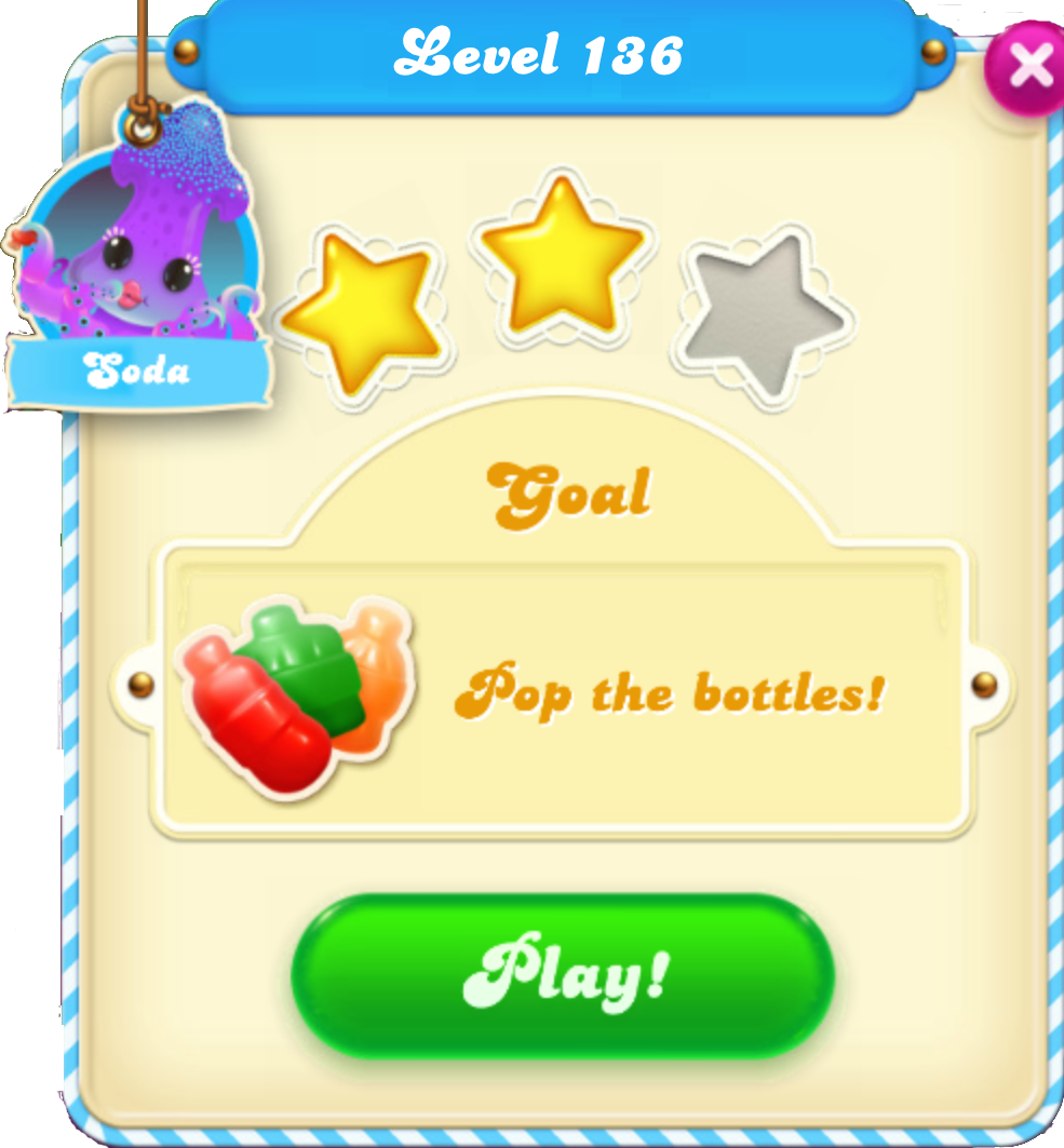 Candy And Crush Soda Candy Crush Soda Saga Level 136