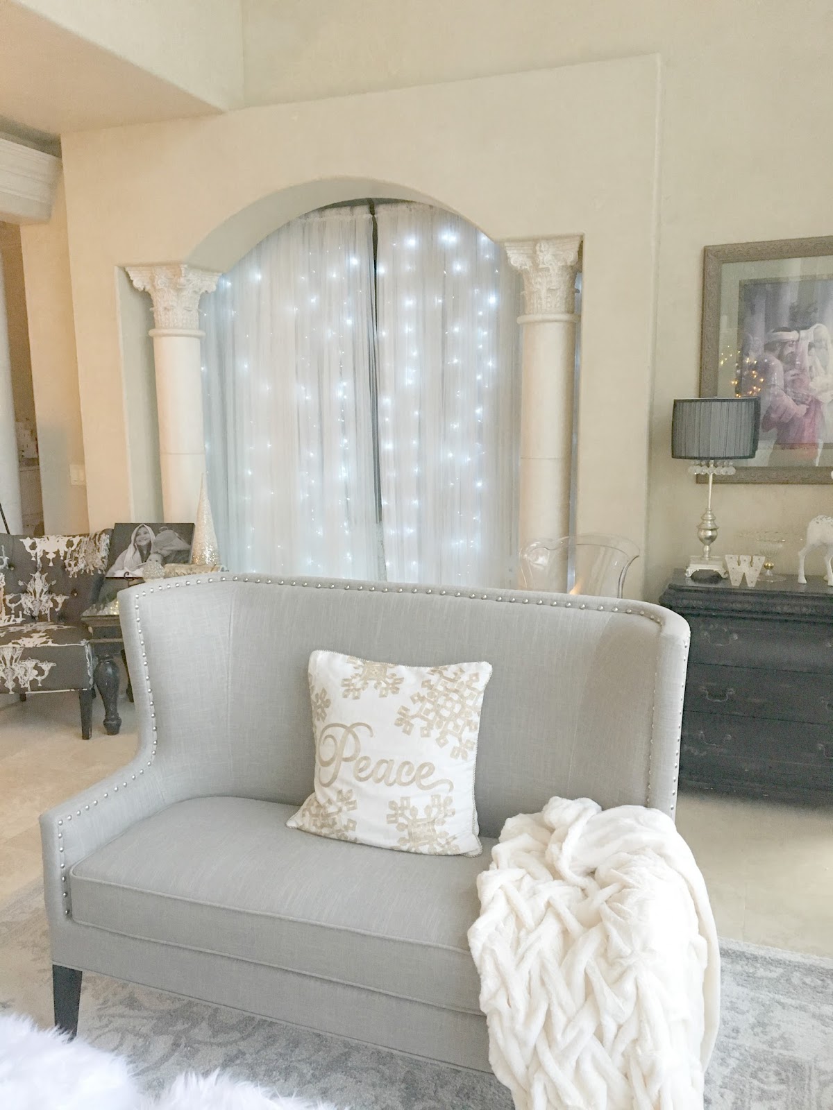 New Living Room Reveal - Purple Chocolat Home