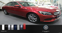Màu ngoại thất Mercedes C200 2017 Mercedes C200 2017 màu Đỏ Hyacinth 996