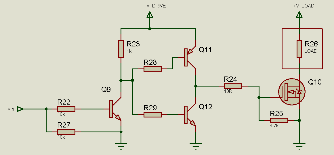 High Side Mosfet Driver Circuit Diagram