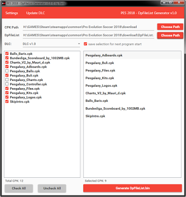 DpFileList Generator DpFileList Generator