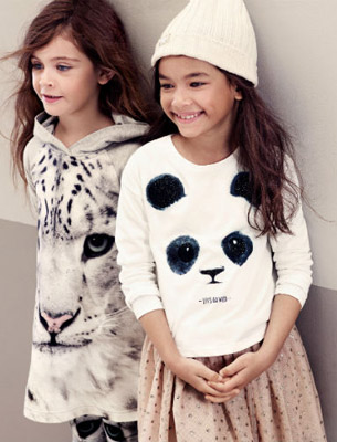Colección moda sostenible niñas H&M y WWF moda sostenible niñas H&M WWF
