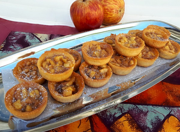 Buttery, sweet, mini Toffee Apple Tartlets are great to add to your sweet party platter or to serve as a quick to make dessert