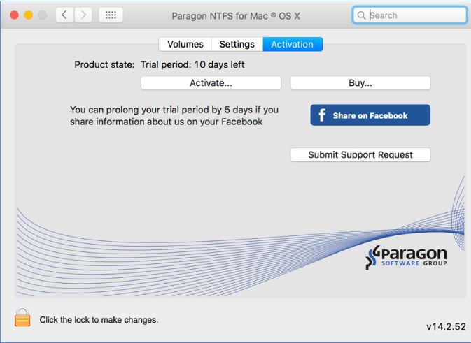 Microsoft NTFS for Linux by Paragon Software