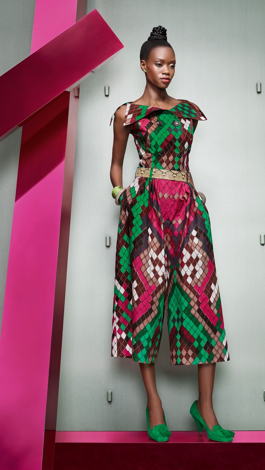 African Wax Print Dress 