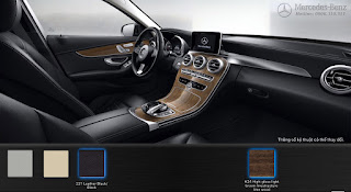 Nội thất Mercedes C250 Exclusive 2015 màu Đen 221