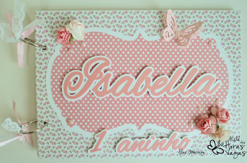 livro de mensagens assinatura artesanal aniversário 1 aninho jardim encantado floral borboletas delicado bebê rosa branco menina