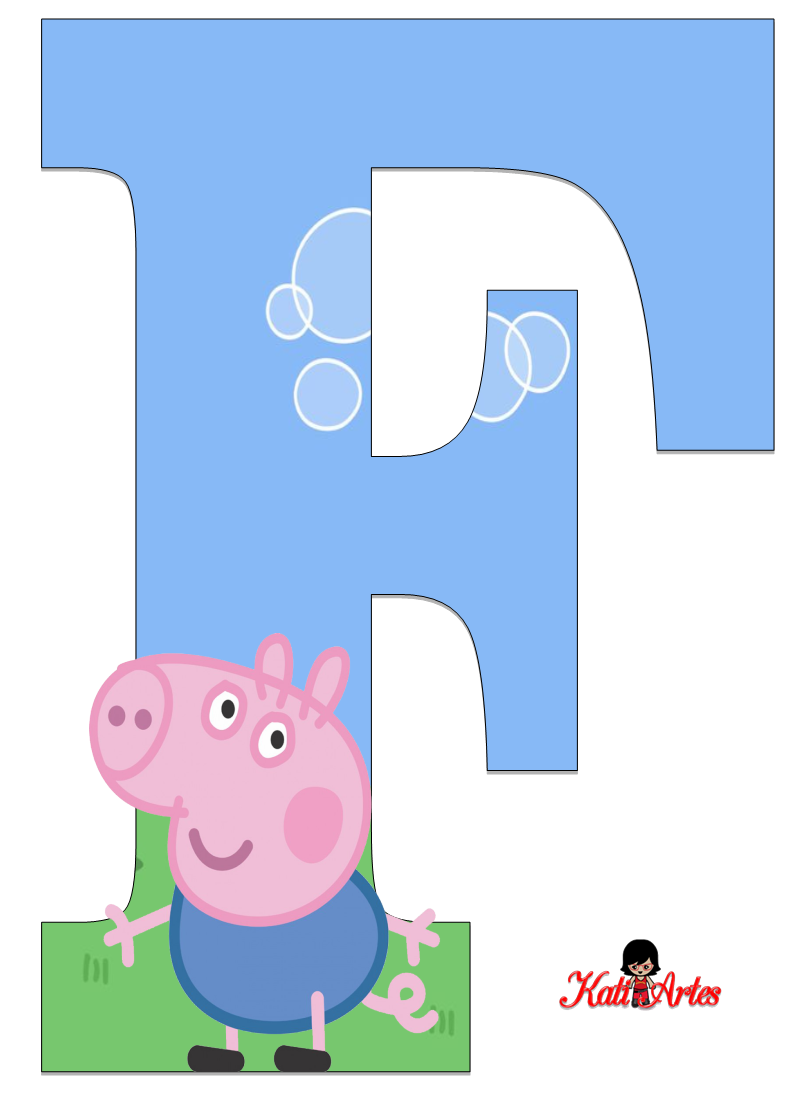 Alfabeto de George Pig. - Oh my Alfabetos!