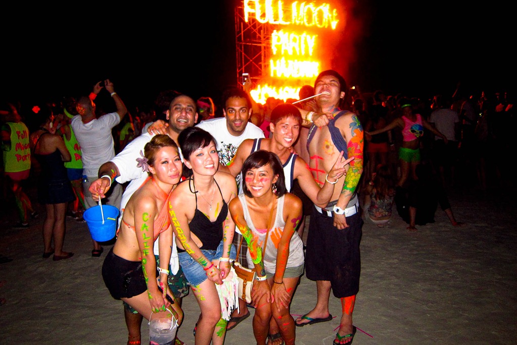 Undercover Full Moon Party , Thailand phangan island (koh phangan) Undercover Full Moon Party , Thailand phangan island (koh phangan)